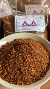 พริกขี้หนูคั่วป่น 500 กรัม เกรด AA คั่วใหม่ หอมและเผ็ดมาก