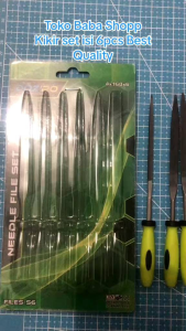ALAT KIKIR 1 SET 6 PCS BERKUALITAS TINGGI / KIKIR SET FILES NEEDLE SET