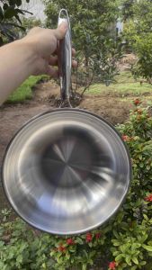 Chảo Chống Dính Sâu Lòng Seka Trimax 26cm 28cm Chảo Inox 3 Lớp Liền Khối SEKA Trimax Sâu Lòng 26cm28cm Chính Hãng