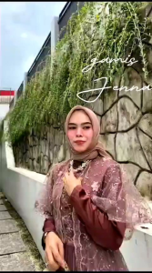 Jenna dress pesta brukat tile