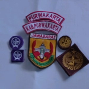 PAKET ATRIBUT PRAMUKA KAB PURWAKARTA BORDIR PUTRA PUTRI