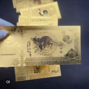 Fengshui 12 Animal Zodiac Sign Money Coin Lucky Charm Bring Wealth and Treasure