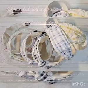 Bando Pita Simpul Ori BKK / Bando Kain Elastis Import Premium / Bando Lebar Korean Style / Bandana Pita Simpul Elegan / Ribbon Knot Hairband / IK7811