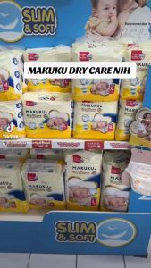 Makuku Dry Care M30 L28 XL24 XXL22 Popok Bayi Celana