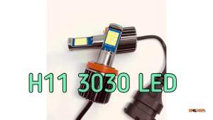 2 x H11 24-3030Led foglight / headlight 12v lime green colour