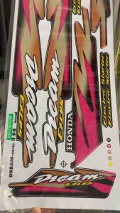 Bộ tem Dream lùn 98 màu nho hàng nhập Thái Lan chất lượng cao dành trang trí riêng cho dòng xe này tem in lụa tẩy phim lên màu ánh kim loại zin theo xe giá bán cực tốt bán lẻ như bán sỉ