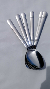6 PCS SENDOK MAKAN STAINLESS SUPER TEBAL PREMIUM SENDOK RESTAURANT