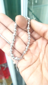 (Vĩnh Viễn-Không Phai Màu) Lắc Tay Bi Nhỏ 6MM Cao Cấp - Màu sáng đẹp như vàng trắng tắm rửa thoải mái không phai