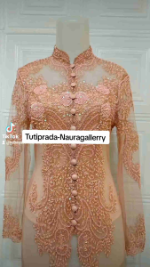 Atasan kebaya payet pesta tunik cantik+Longtorso (Tindak termauk rok)