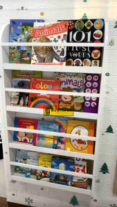 Dualapan (RB001) - Rak Buku Anak 4 Tingkat Minimalis Aesthetic Gantung Serbaguna