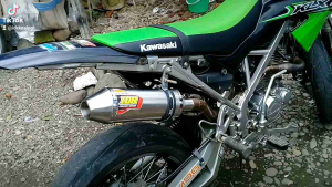 Knalpot KLX Norifumi Carbon Slincer hanya untuk KLX dan CRF