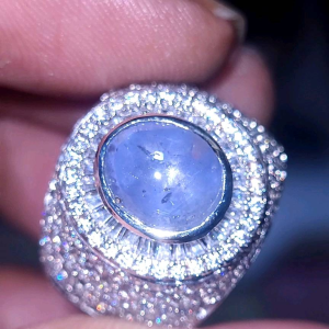 natural blue sapphire star ceylon safir srilanka BODY GLASS no treatment sapir