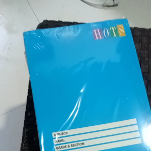 writing notebook 80 leaves /red & blue lines for kindergarten and grade 123( 1 bundle/ 10 notebooks)assorted colors / random brand( hotspixelinspirep1pixel)