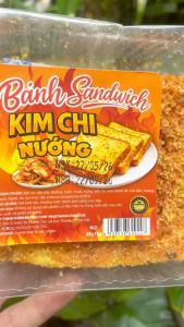 [Combo 5 bánh] Bánh Sandwich Kim Chi Nướng 85g – Bánh Mì Sandwich Vị Kim Chi Cay Thơm Giòn – Đồ Ăn Vặt Tiện Lợi