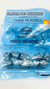 Bộ Bép Cắt Plasma  Điện cực Lõi Bánh Răng  Béc P80 Sunshine  lỗ f1.3  f1.5  f1.8  bọc Xanh