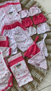 Paket 39 PCS Paket Brojol Seri PINK Paket Lahiran Lengkap Baju dan Celana Bayi Baru Lahir New Born Paket Hemat Bayi Baru Lahir SNI Baru lahir New Born