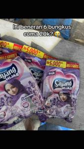 [isi 6pcs] Promo Sabun Detergent Sayang 220gr