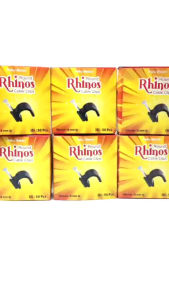 (6 KOTAK) PAKET GROSIR KLEM KABEL LISTRIK PAKU BETON 8 MM 1 KOTAK ISI 50 PCS RHINOS/CABLE CLIPS 8 MM
