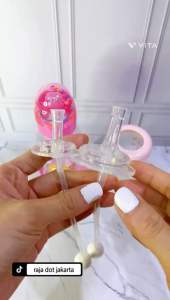 Sedotan selang standart / wideneck / duckbill pengganti karet dot nipple untuk botol susu