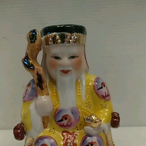 อากงเจ้าที่งานเซรามิคขนาดสูง6นิ้ว