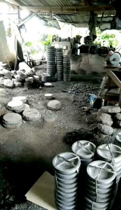 Cobek asli batu 20cm free mutu