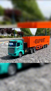 Xe container điều khiển từ xa pin sạc xe đồ chơi trẻ em điều khiển từ xa mô phỏng chi tiết như bản gốc