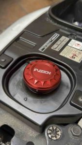Cover Tutup Tangki Fuzion Bahan CNC Anti Karat Anti Luntur Universal Motor Matic Bebek Vario Mio Beat Supra Scoopy Dll