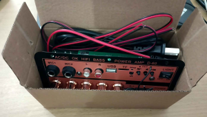 Power amplifier DC12-24V AC 220V dan Tone control