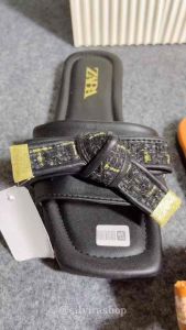 Sandal Selop Zara Flat Pita Rajut Besar Cantik Sandal Korean Style Terbaru Kode SM11