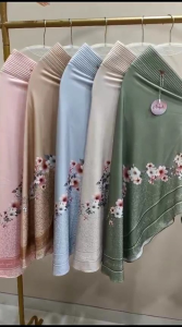 Bergo Jilbab Hijab Kerudung Instan Ped Antem Soft Ped