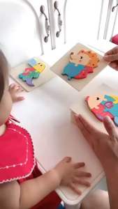 Tranh ghép gỗ 3D cho bé