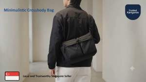 Trendy and Minimalistic Black Crossbody Sling Bag
