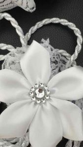 Wedding Essentials Set - Candles Bible Pillows Garter Veil and Arras