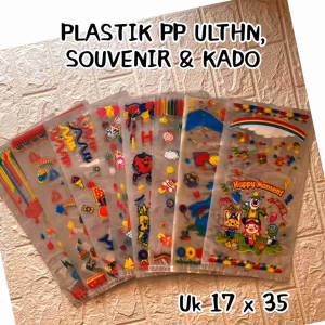 PLASTIK PP ULANG TAHUN SOUVENIR KADO DLL.