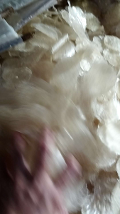 KRIPIK KACA MENTAH WARNA HIJAU KEMASAN 1KG