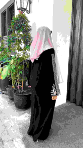 Abaya Gamis Hitam Jetblack Turkey Bordir Bata Busui S M L XL