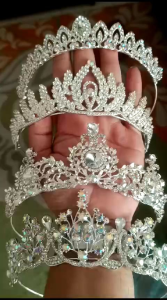 Mahkota Crown Pengantin Gaun Mewah c