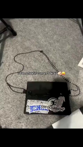 Tas Selempang Skena Outfit Pria Kalcer Sacoche Slingbag Tali Reflektif Hitam dan Aneka Warna