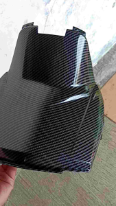 Cover Center Tutup Mesin Carbon WTP Bagian Tengah Beat New LED Deluxe Beat Street K1A 2020 - 2024 Original Part