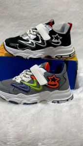 Sepatu sneakerst anak cewek cowok 105 3 wrn sz 26-37(FREE KAOS KAKI)