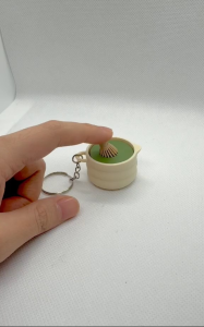 Matcha Fidget Clicker Keychain
