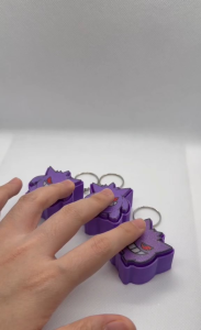Pokemon Gengar Fidget Clicker Keychain