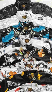 Paket Hemat 50Ribu Dapat 2PCS Kemeja Motif Pantai Pria Lengan Pendek