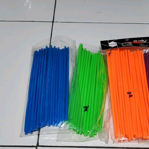 Pipet JariJari 18-21 Pipet Jari Jari 16-19 dan 17-17 Sedotan Ruji Motor Bungkus Ruji Motor Warna Hijau Biru Ungu Oren Biru Universal Motorcycle