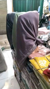 JILBAB SEGI EMPAT POTTON RUBY STAR PAYET TABUR SULTAN/HIJAB SEGI EMPAT KATUN POTTON RUBY PREMIUM