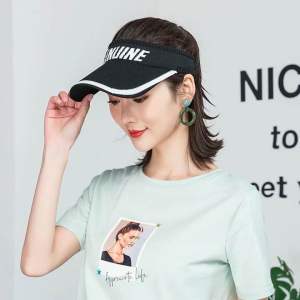 【🇸🇬 Local Seller】 Summer Sunshade Hat 女遮阳帽 Leisure Sports Style SP Empty Top Women Outdoor Travel Cycling Elastic Baseball Cap