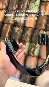 iconblue88  Behel Jok Belakang Model Beat Karbu Old Lama 2008 - 2012 Warna Chrome Dan Hitam Pegangan Begel