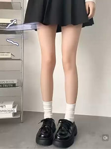 White pile socks thin and breathable confinement sockspaired with Mary Jane all-match fashion sock白色袜子薄款透气月子袜玛丽珍百搭时尚袜子