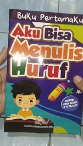 buku pertamaku aku bisa menulis huruf 32 halaman(15×24cm)