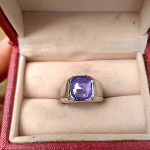 Cincin Batu Kecubung Size Minimalis Super Keren